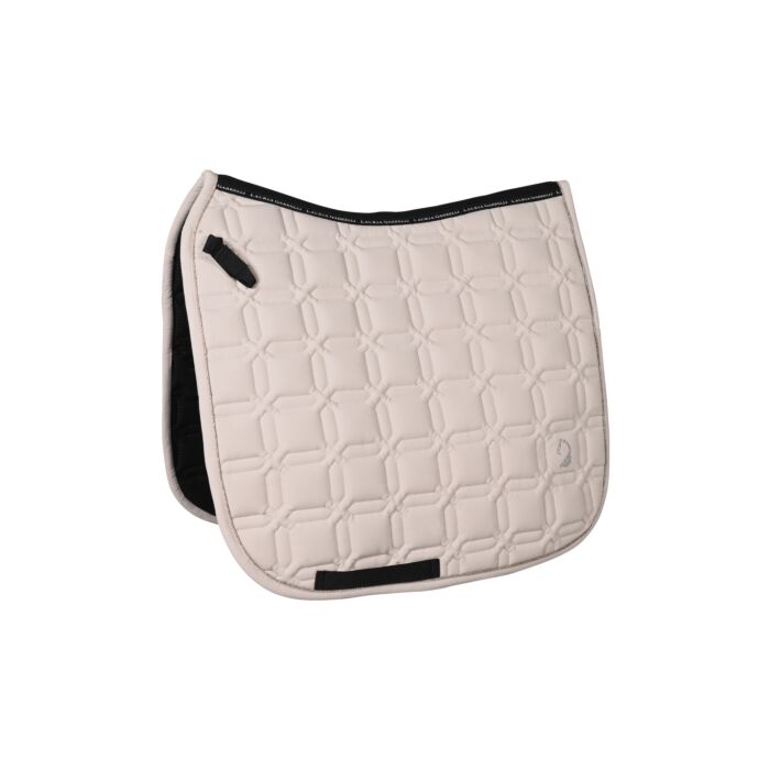 Stylish saddle pad with pearl decoration
