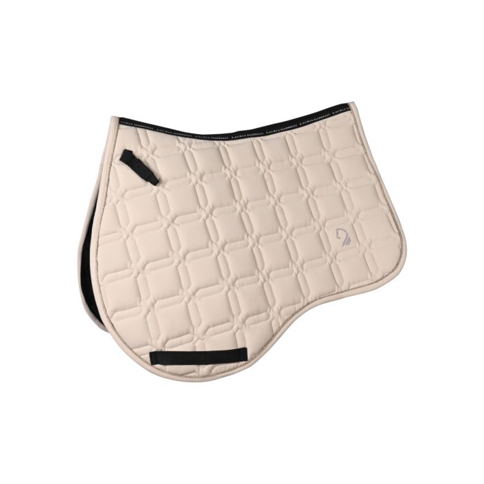 Equestrian saddle cloth with modern quilting