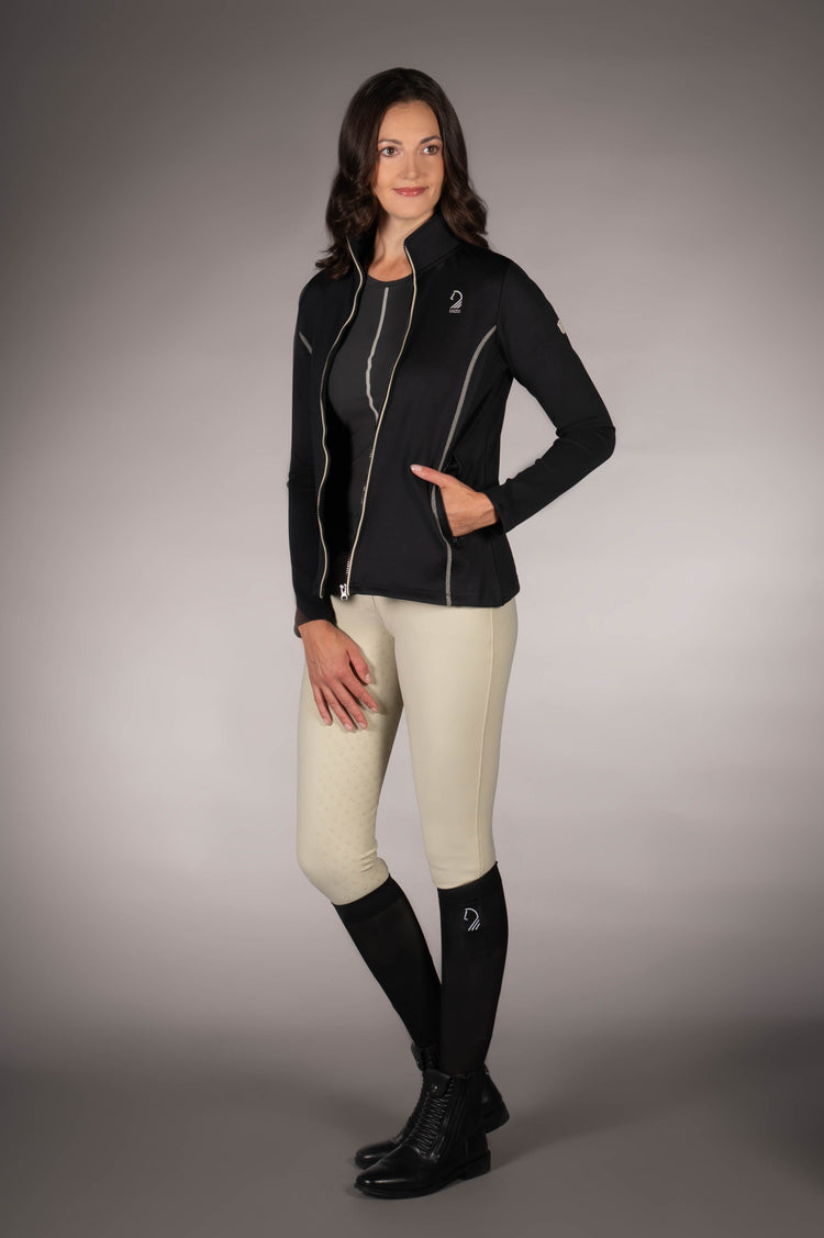 Tailored equestrian sweat jacket women