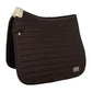 anti-slip saddle pad dark brown