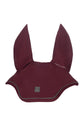 ear bonnet with metallic details bordeaux