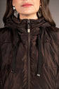 warm riding vest brown
