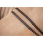 Leather reins with rubber grip sections for a secure and comfortable hold in the saddle.