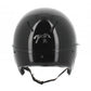 Lightweight equestrian riding helmet designed with protection and shock absorption.