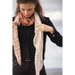 Lightweight equestrian scarf for adding a subtle horse-inspired touch to everyday outfits.