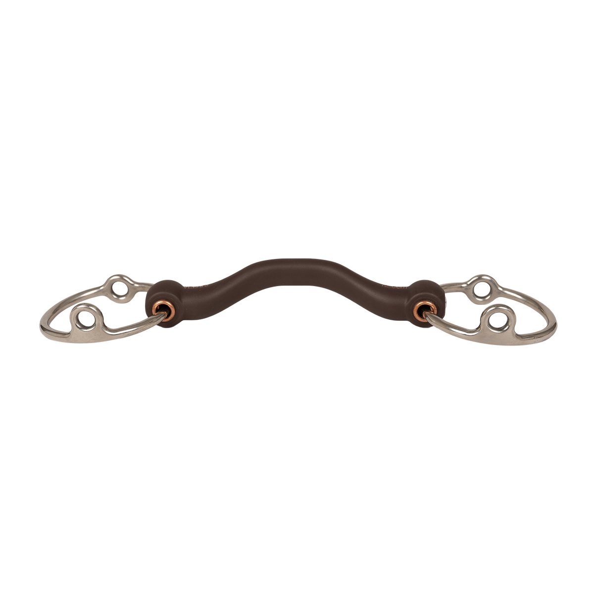Loose ring gag bit for horses that become heavy or unresponsive