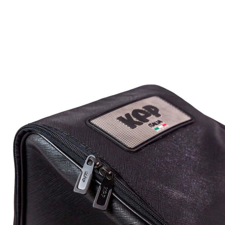 rider carrying KEP Porta Stivali boot bag