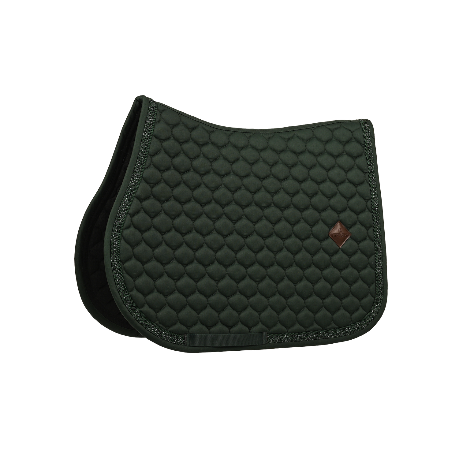 Onion quilted horse saddle pad with a sophisticated textured finish
