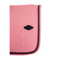 Padded equestrian saddle pad with girth loops for a secure fit during everyday riding.