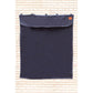 Horse stall curtain with hook-and-loop fastenings