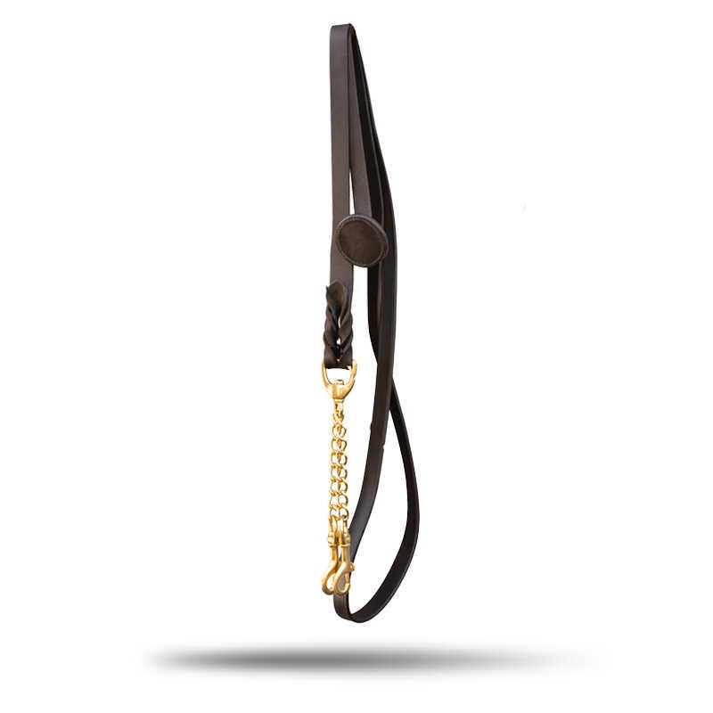 Premium leather presentation lead rope
