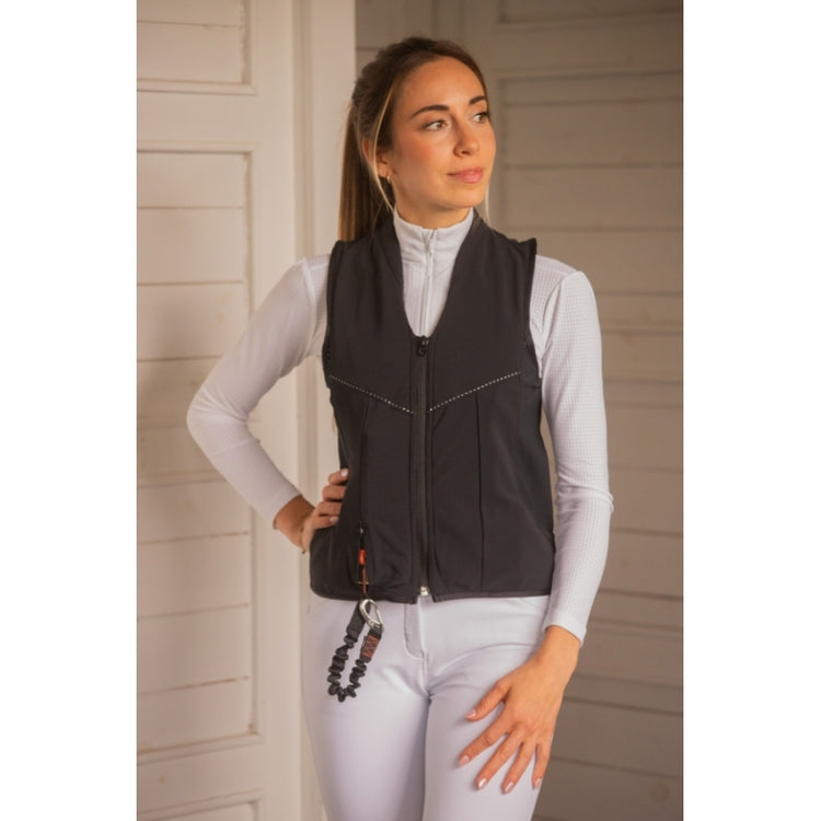 Penelope Airlight 2 Airbag Safety Vest by Freejump for equestrian riders.
