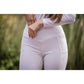 Penelope Anaé full grip equestrian leggings with sparkling rhinestone logo detail.