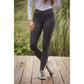 Penelope Anaé high waist riding tights with extra wide V-cut waistband for comfort in the saddle.