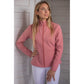 Penelope Azylis stretch equestrian jacket with full-length zipper and two practical front pockets.