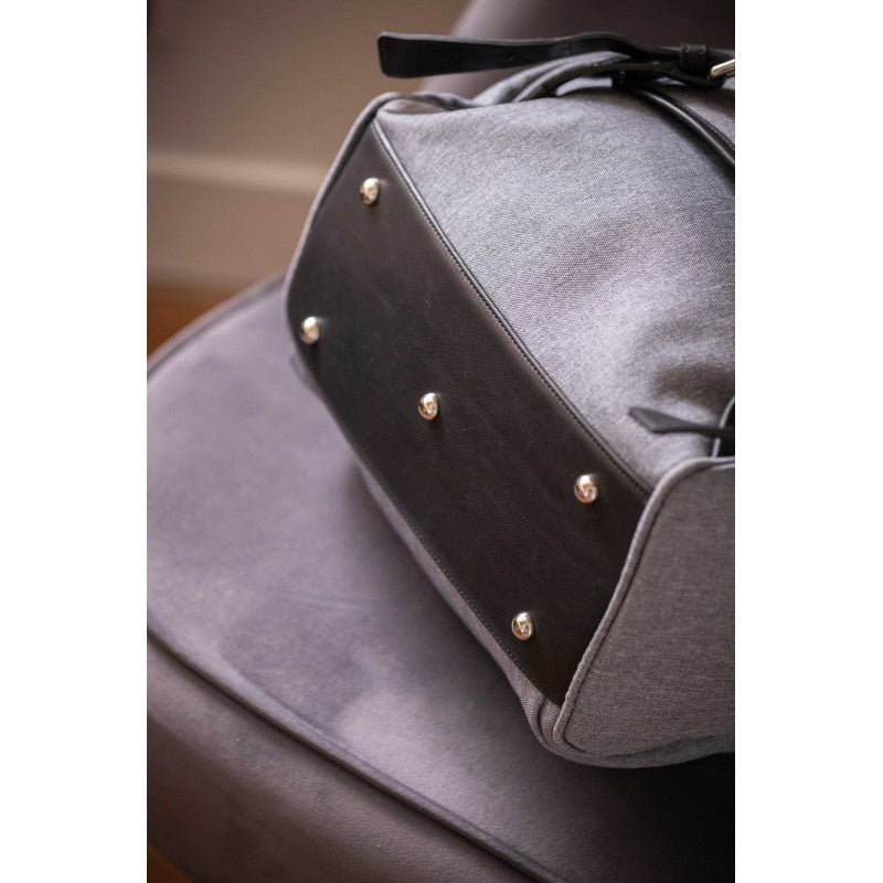 Penelope Backy everyday backpack with decorative saddle-stitched flap