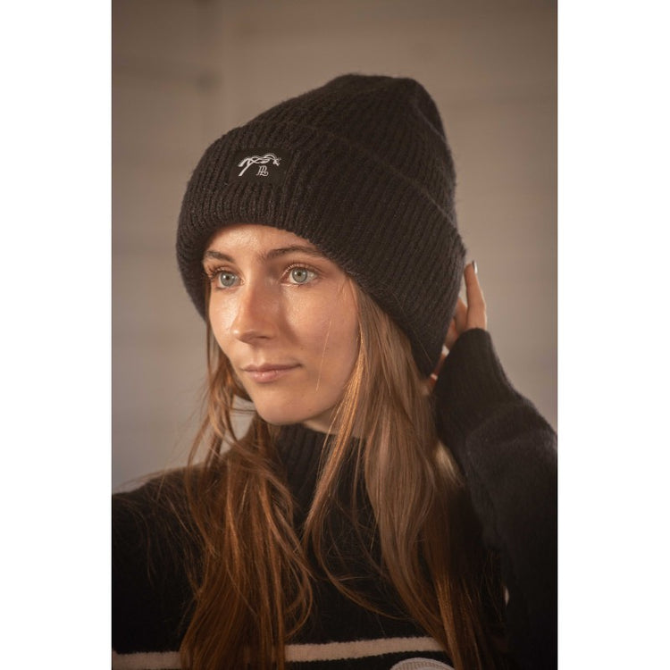 Penelope Beanie Solena with wide knitted turn-up cuff