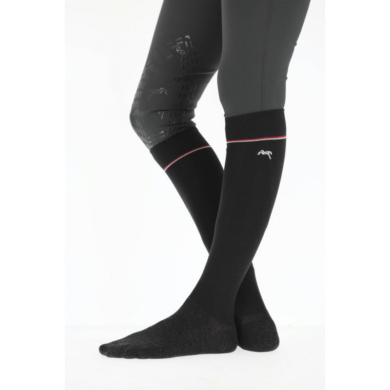 Penelope breathable riding socks for comfortable wear in riding boots.
