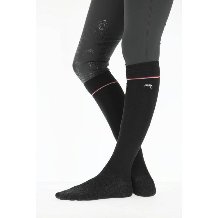 Penelope breathable riding socks for comfortable wear in riding boots.