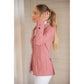 Penelope Calista stretch riding jacket with two decorative pockets and elegant silver charm detail.