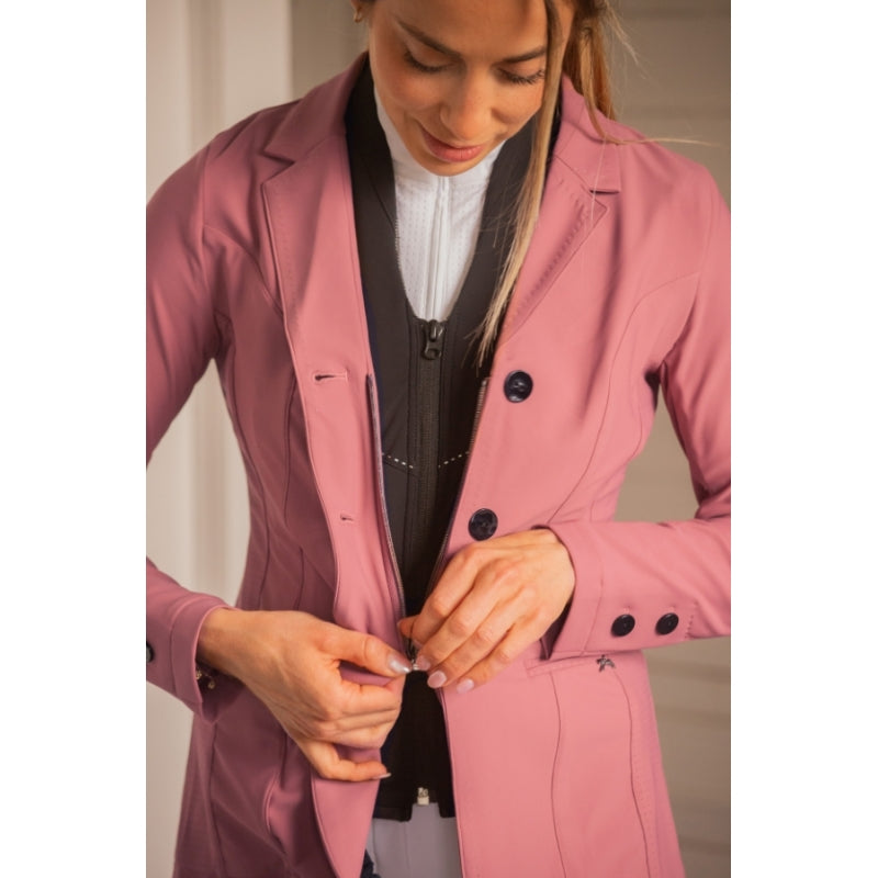 Penelope Calista technical show jacket with stretch fabric, tailored fit and elegant competition details.