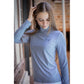 Penelope Charlotte technical riding top with second-skin fabric