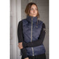Penelope Chouki padded riding gilet with high insulating collar