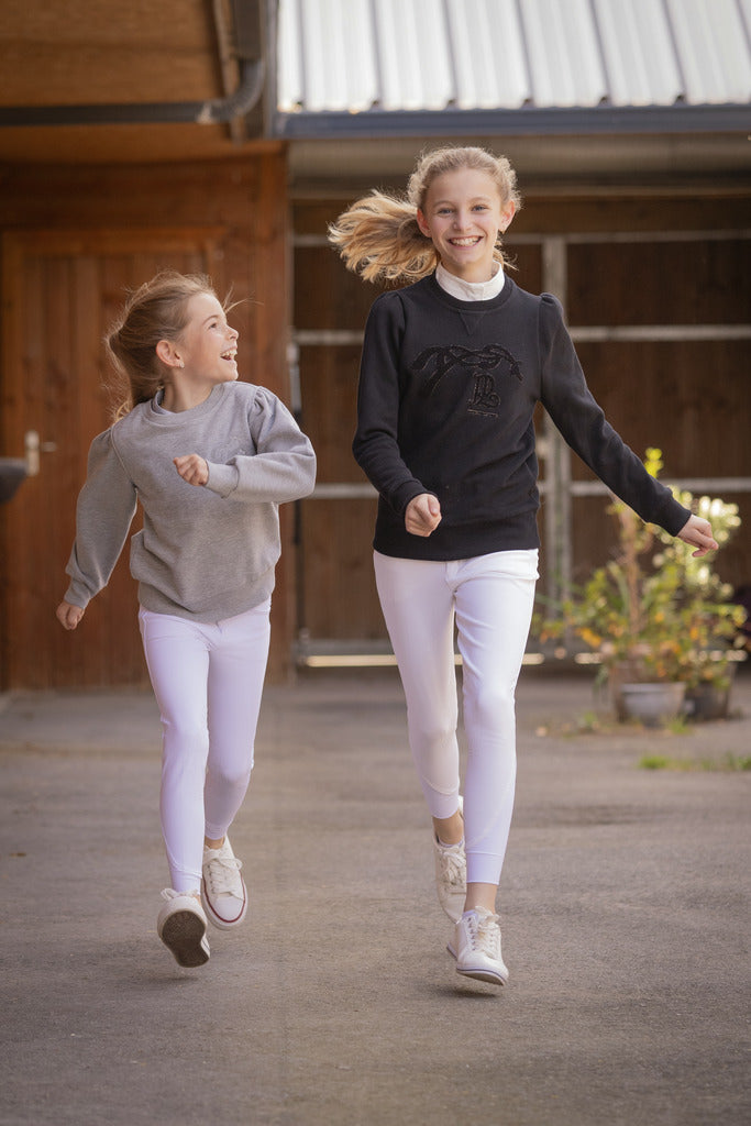 Penelope Clotilde equestrian sweatshirt designed for riding, stable and everyday wear.