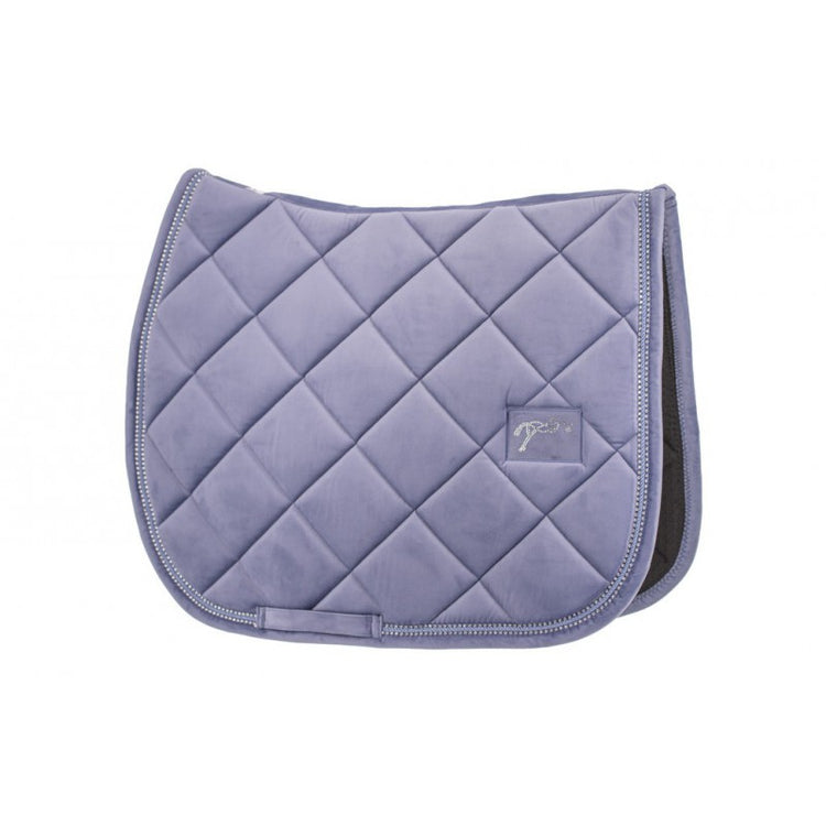 Penelope New Strass Saddle Pad with velvet finish and sparkling crystal details.