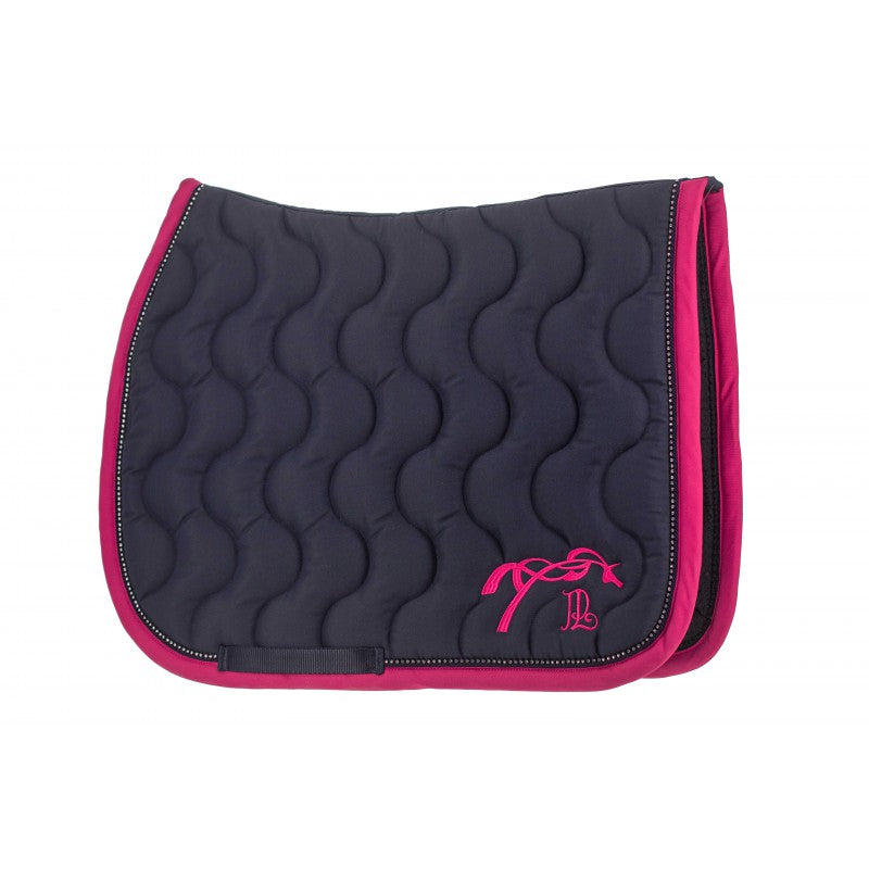 Penelope Diamant saddle pad with breathable honeycomb lining designed to wick away sweat