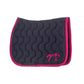 Penelope Diamant saddle pad with breathable honeycomb lining designed to wick away sweat