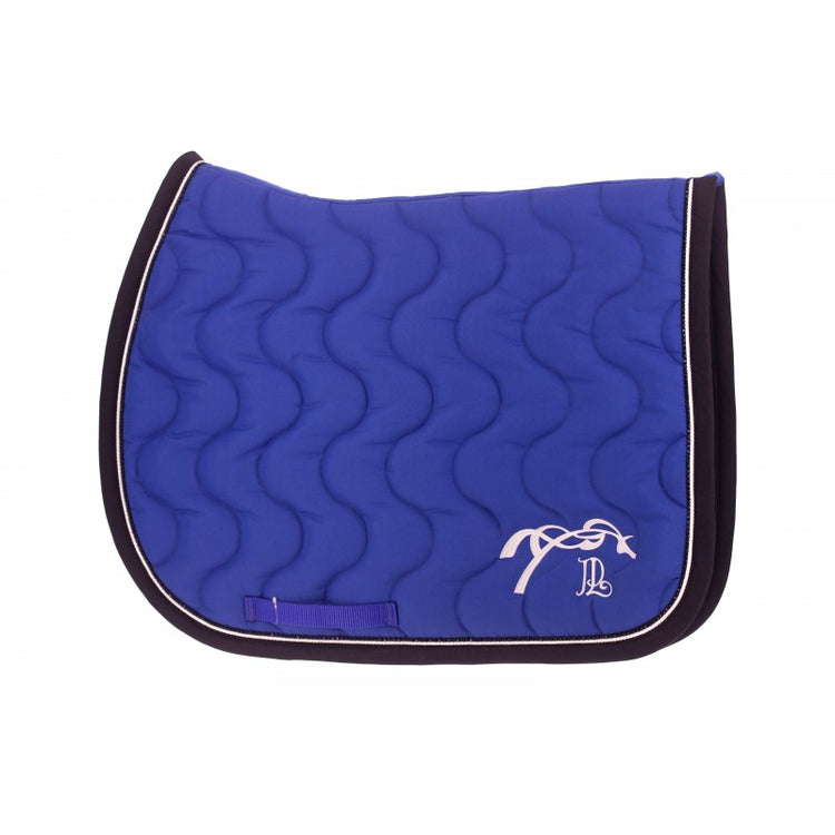 Penelope Diamant quilted saddle pad with ergonomically shaped backline for a comfortable fit.