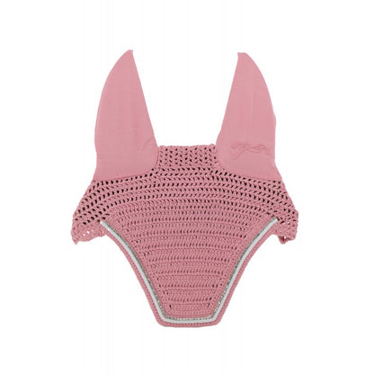 Breathable horse fly hood with decorative trim