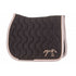 Penelope Diamant Saddle Pad with elegant wave quilting and sparkling rhinestone trim