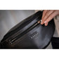 Penelope Belt Bag Double Zip crafted from smooth glossy cowhide leather