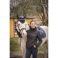 Penelope Edelweiss Jacket with lightly padded quilted body and softshell-style sleeves.