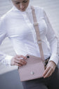 Penelope equestrian crossbody phone bag with removable patterned shoulder strap.