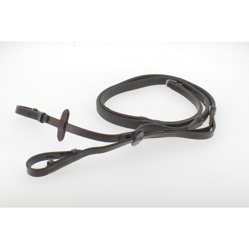 Penelope equestrian riding reins for everyday schooling and shows.