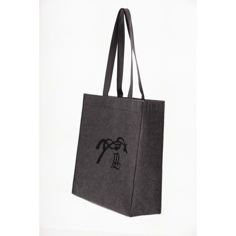 Felt tote bag for women with a practical spacious design.