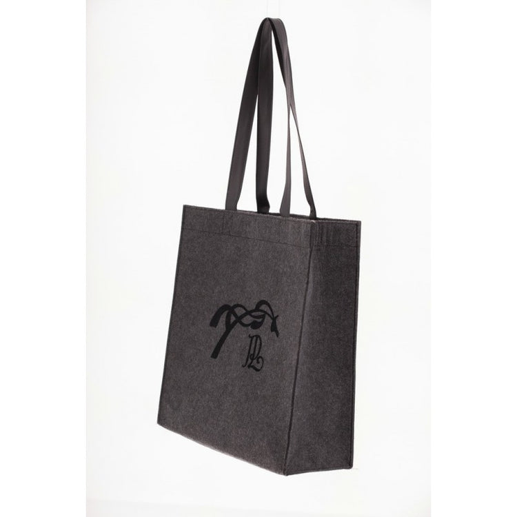 Felt tote bag for women with a practical spacious design.