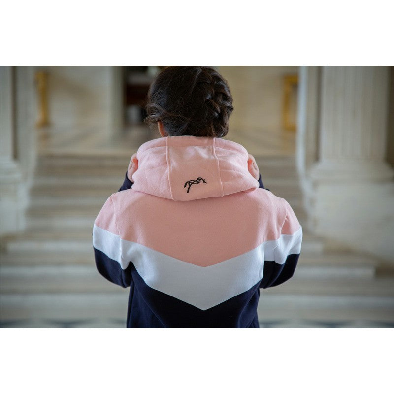 Penelope fleece-lined equestrian sweater for riders and horse lovers.