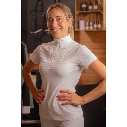 Technical show shirt for horse riding competitions