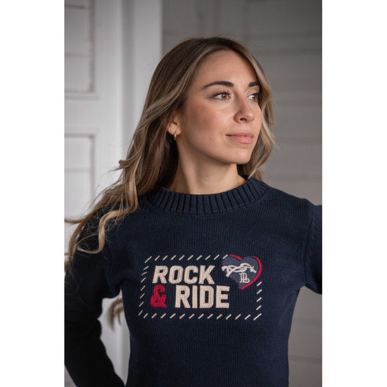 Penelope Florida equestrian jumper designed for stylish wear at the stable and in the city.