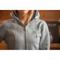 Penelope girls zip hoodie with rhinestone logo on chest