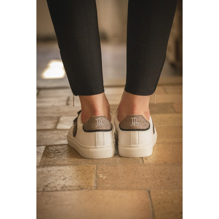 Penelope Galaxie sneakers with glitter detailing on the strap and heel.