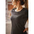 Penelope Iconic embroidered T-shirt with subtle rhinestones and a feminine everyday design.