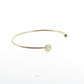 penelope Jonc Bracelet in fine gold-plated brass with signature horse detail.