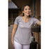 Penelope Juline V-neck T-shirt with a flattering neckline and comfortable relaxed silhouette.