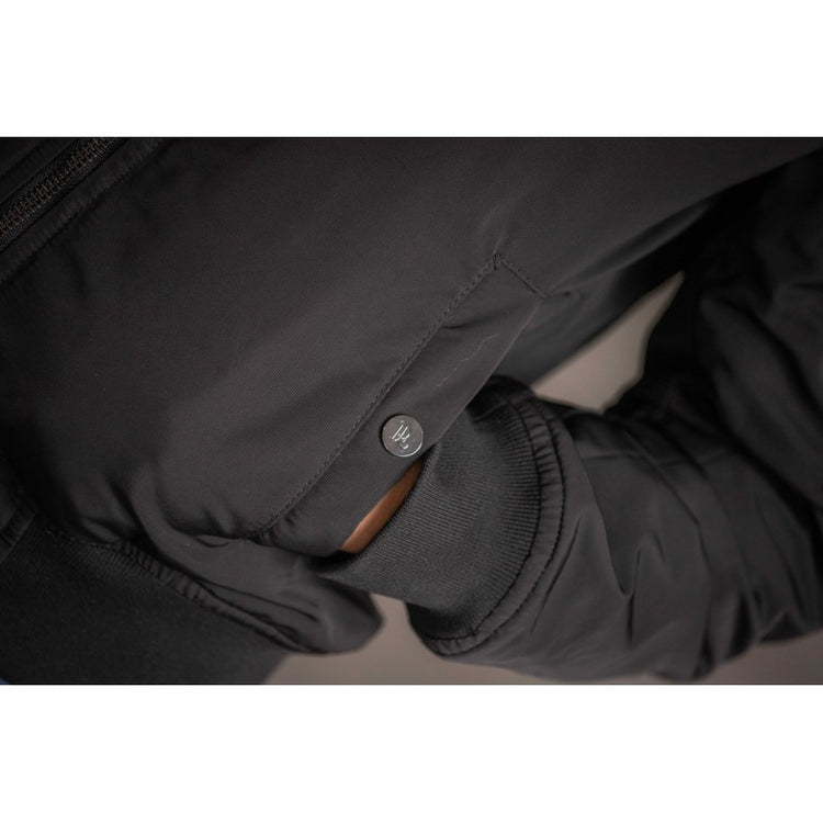 Penelope LeoLyon reversible bomber jacket with soft fleece lining