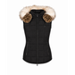 Penelope LeoRoge padded riding vest with removable hood